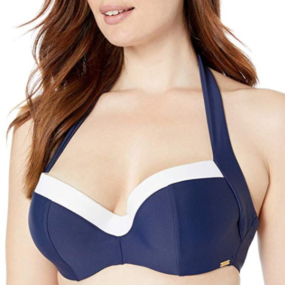 PANACHE BIKINI / BRA / TOP - 34H Navy NEW HOT NWT